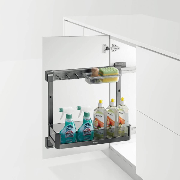 Amethyst Side-Mounted Basket Under Sink Amethyst Side-Mounted Basket Under Sink