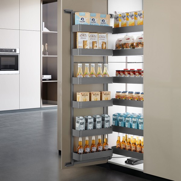 Melora Pantry Roll-Out - Highclass Grey Melora Pantry Roll-Out - Highclass Grey