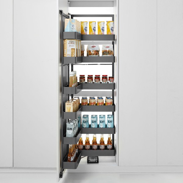 Melora Pantry Roll-Out - Highclass Grey Melora Pantry Roll-Out - Highclass Grey